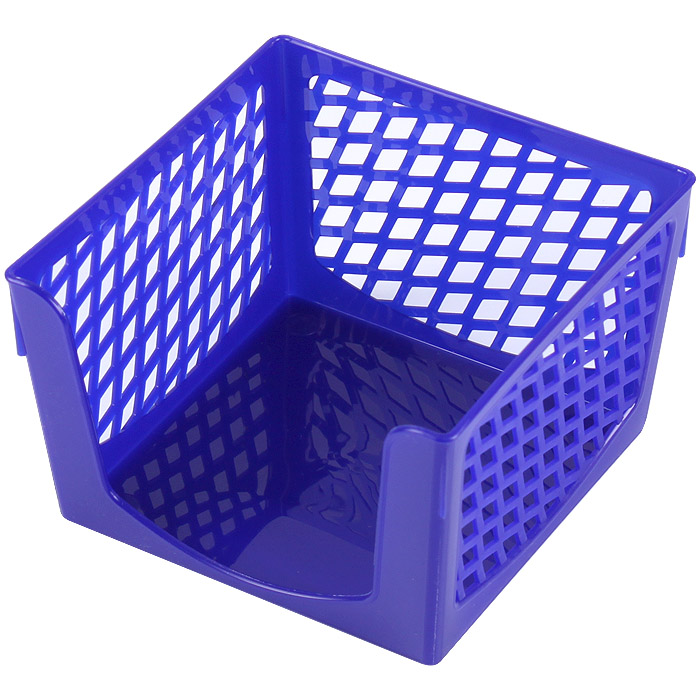 Бокс для бумаги "Офис-Класс" 9*9*7 синий РБ Бокс для бумаги "Офис-Класс" 9*9*7 синий РБ