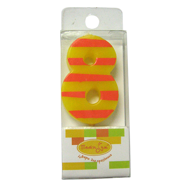 Свеча 5см Цифрамини 8 Свеча 5см Цифрамини 8