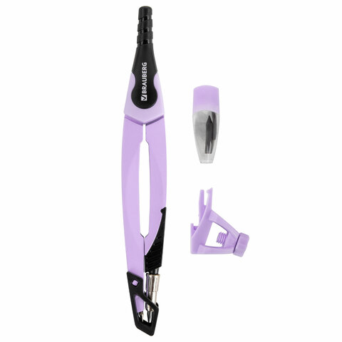 Готовальня BRAUBERG ULTRA, 4 предмета: циркуль 135 мм, запасной грифель, Готовальня BRAUBERG ULTRA, 4 предмета: циркуль 135 мм, запасной грифель,