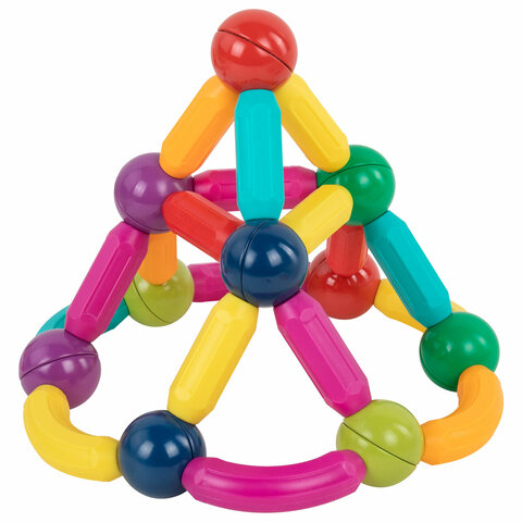 Магнитный конструктор MAGNETIC STICKS, 36 магнитных деталей, BRAUBERG KIDS,