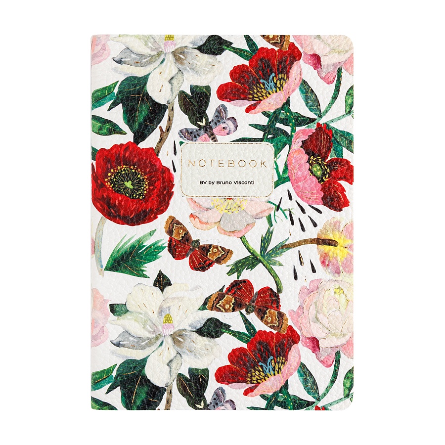 ТЕТРАДЬ А5 ИЗ ЭКОКОЖИ, "FLORA.ПИОНЫ" 60 Л. КЛЕТКА ТЕТРАДЬ А5 ИЗ ЭКОКОЖИ, "FLORA.ПИОНЫ" 60 Л. КЛЕТКА