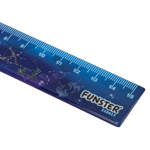 Линейка пластиковая 15 см, FUNSTER (ФАНСТЕР), "КОСМОС", ассорти, Линейка пластиковая 15 см, FUNSTER (ФАНСТЕР), "КОСМОС", ассорти,