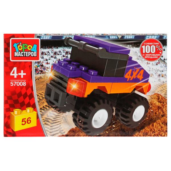 Конструктор ДЖИП, 56 дет. Город мастеров Конструктор ДЖИП, 56 дет. Город мастеров