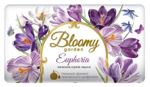 BLOOMY GARDEN Крем-Мыло 90гр Euphoria, арт.6234 BLOOMY GARDEN Крем-Мыло 90гр Euphoria, арт.6234