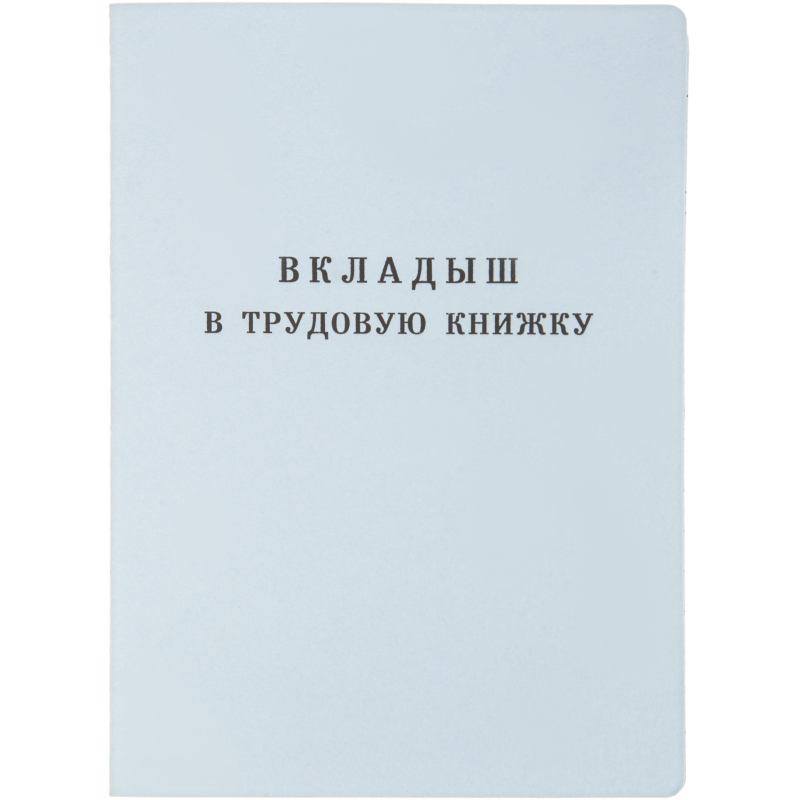 Бланк Вкладыш к трудовой книжке (новый 2023г) Бланк Вкладыш к трудовой книжке (новый 2023г)