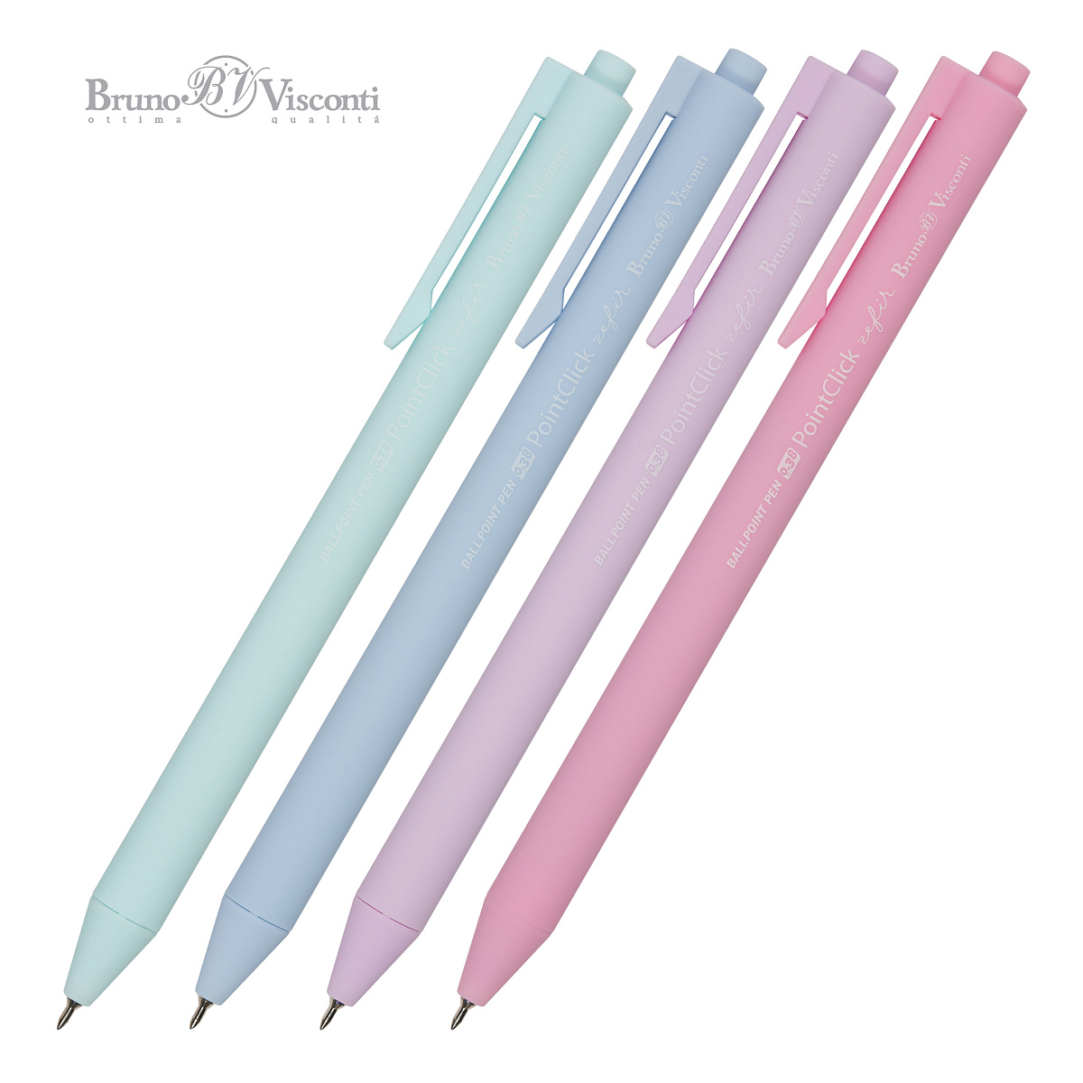 РУЧКА "PointClick.ZEFIR" ШАРИКОВАЯ АВТОМАТИЧЕСКАЯ 0.38 ММ, СИНЯЯ (4 РУЧКА "PointClick.ZEFIR" ШАРИКОВАЯ АВТОМАТИЧЕСКАЯ 0.38 ММ, СИНЯЯ (4