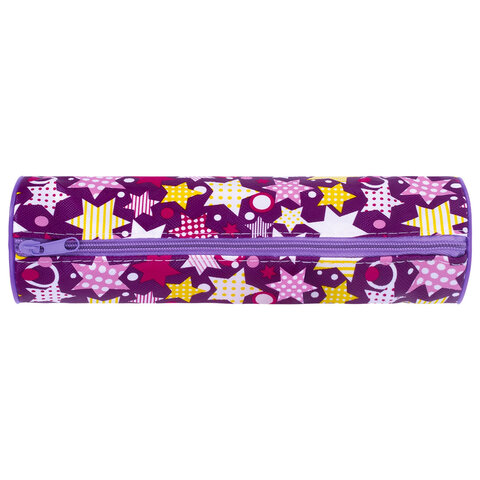 Пенал-тубус ПИФАГОР, мягкий, "STARS", 20х7 см, 229267 Пенал-тубус ПИФАГОР, мягкий, "STARS", 20х7 см, 229267