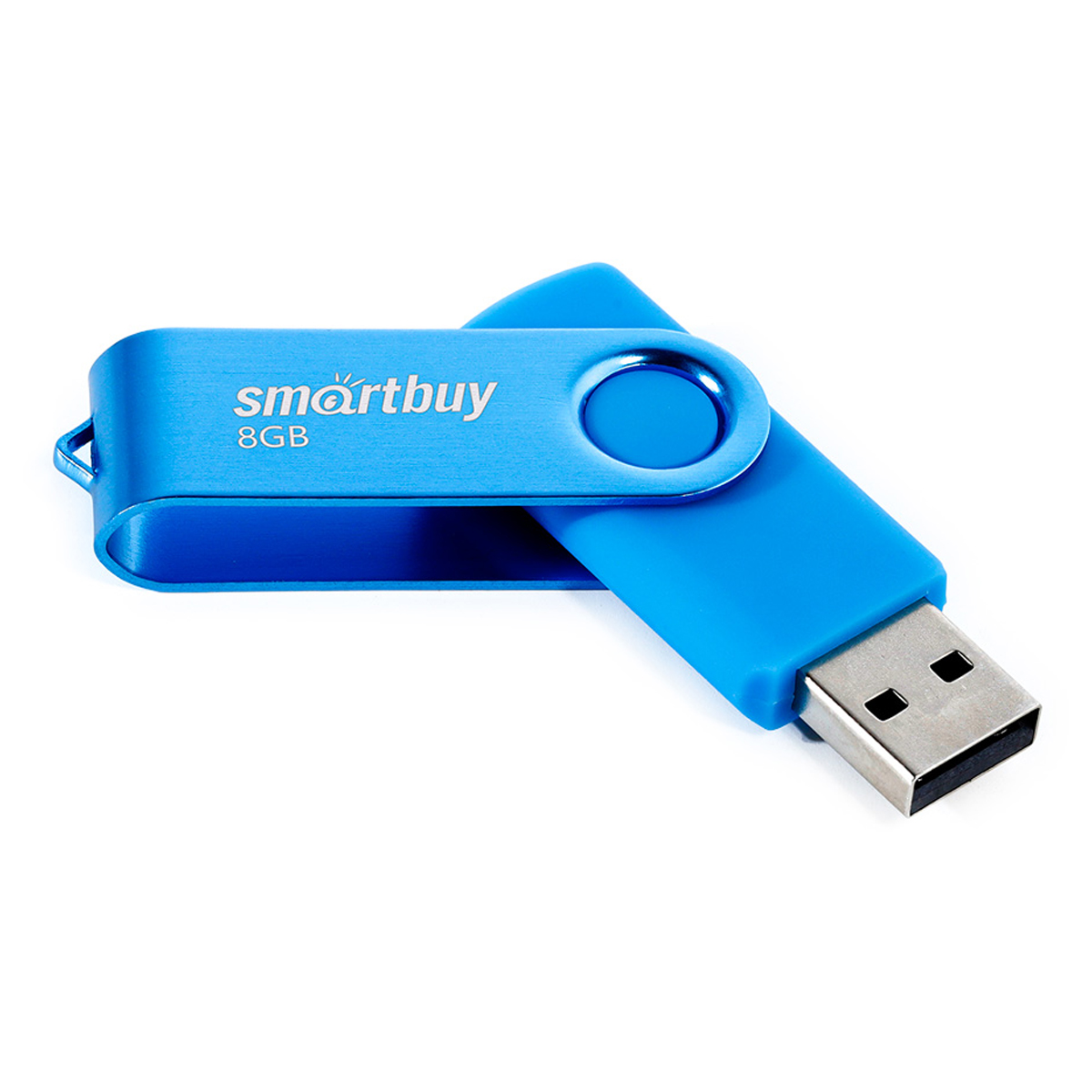 Память Smart Buy "Twist" 8GB, USB 2.0 Flash Drive, синий Память Smart Buy "Twist" 8GB, USB 2.0 Flash Drive, синий