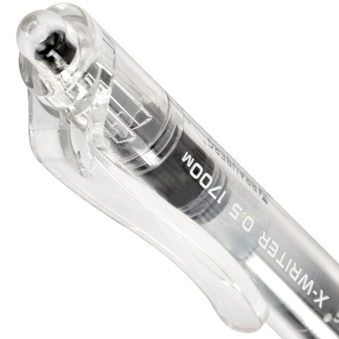 Ручка гелевая автоматическая BRAUBERG "X-WRITER 1700" УВЕЛИЧЕННАЯ