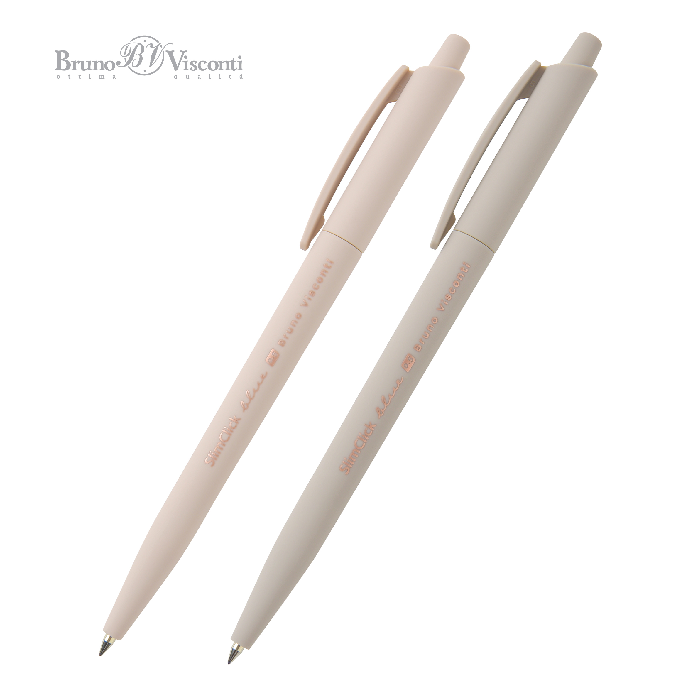 РУЧКА "SlimClick. Total beige" ШАРИКОВАЯ АВТОМАТИЧЕСКАЯ 0.5 ММ, СИНЯЯ РУЧКА "SlimClick. Total beige" ШАРИКОВАЯ АВТОМАТИЧЕСКАЯ 0.5 ММ, СИНЯЯ
