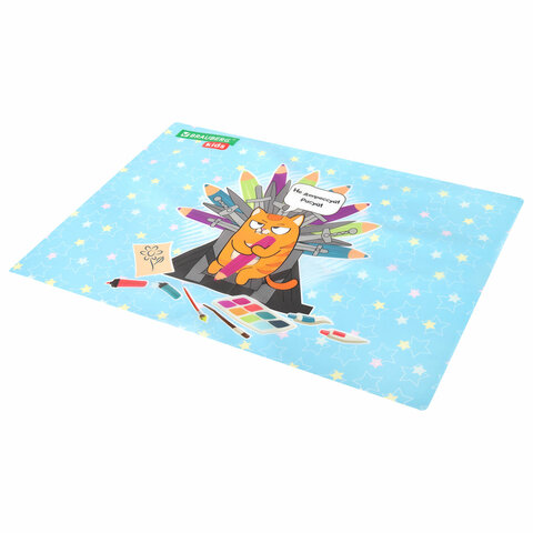 Настольное покрытие BRAUBERG KIDS для труда и творческих занятий, ПВХ, "Art Настольное покрытие BRAUBERG KIDS для труда и творческих занятий, ПВХ, "Art