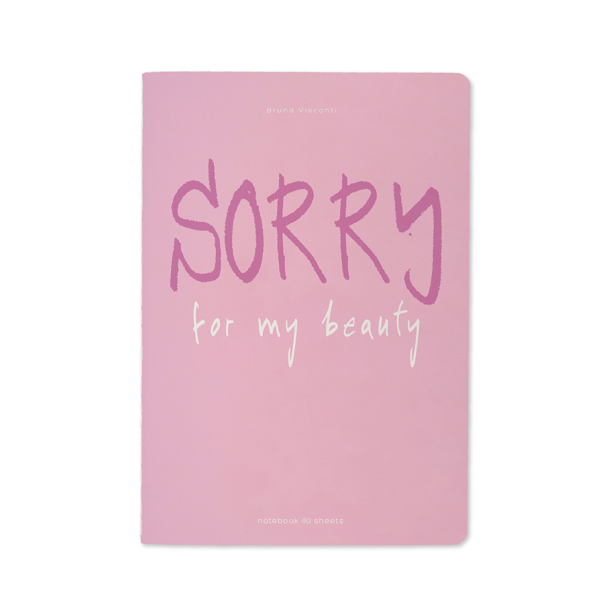 ТЕТРАДЬ А5, Bruno Visconti "SORRY PINK" 40 листов, клетка ТЕТРАДЬ А5, Bruno Visconti "SORRY PINK" 40 листов, клетка