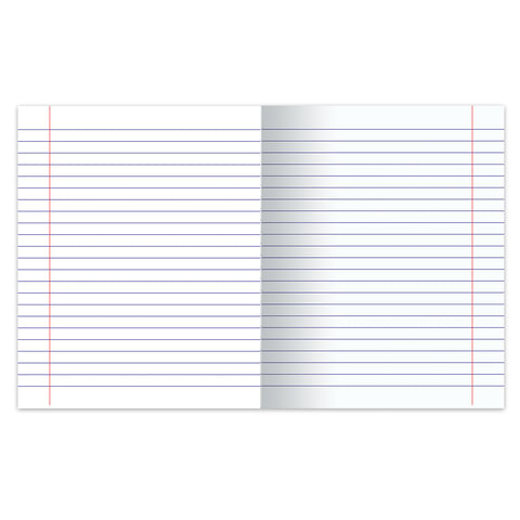 Тетрадь 48 л. HATBER, линия, обложка мелованный картон, "LINE",