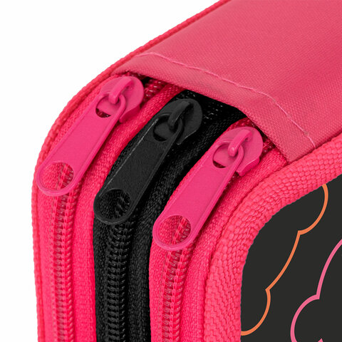 Пенал ПИФАГОР, 3 отделения, ламинированный картон, 19х11 см, "Bears",