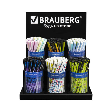 Подставка под ручки и карандаши в тубах BRAUBERG, металл, 6 отделений, 32x30x21 Подставка под ручки и карандаши в тубах BRAUBERG, металл, 6 отделений, 32x30x21