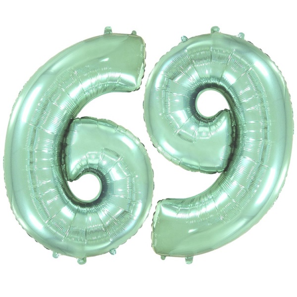 Фигура Цифра 6/9 Пастель Mint 40"/102см Фигура Цифра 6/9 Пастель Mint 40"/102см