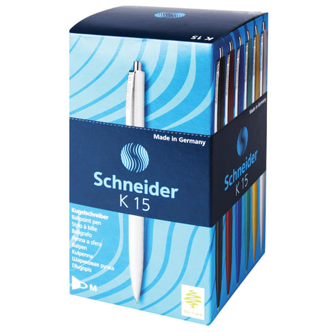 Ручка шариковая автоматическая SCHNEIDER (Германия) "К15", СИНЯЯ, Ручка шариковая автоматическая SCHNEIDER (Германия) "К15", СИНЯЯ,
