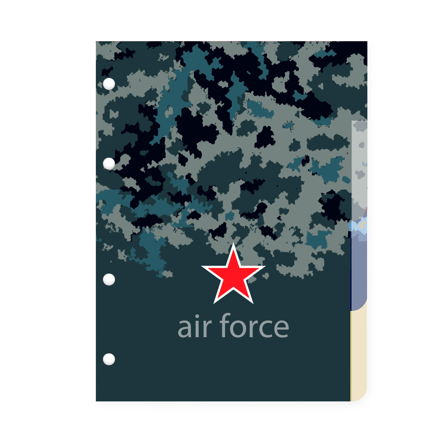 КОМПЛЕКТ РАЗДЕЛИТЕЛЕЙ ДЛЯ ТЕТРАДИ НА КОЛЬЦАХ А5, 4 Л. "МИЛИТАРИ" КОМПЛЕКТ РАЗДЕЛИТЕЛЕЙ ДЛЯ ТЕТРАДИ НА КОЛЬЦАХ А5, 4 Л. "МИЛИТАРИ"