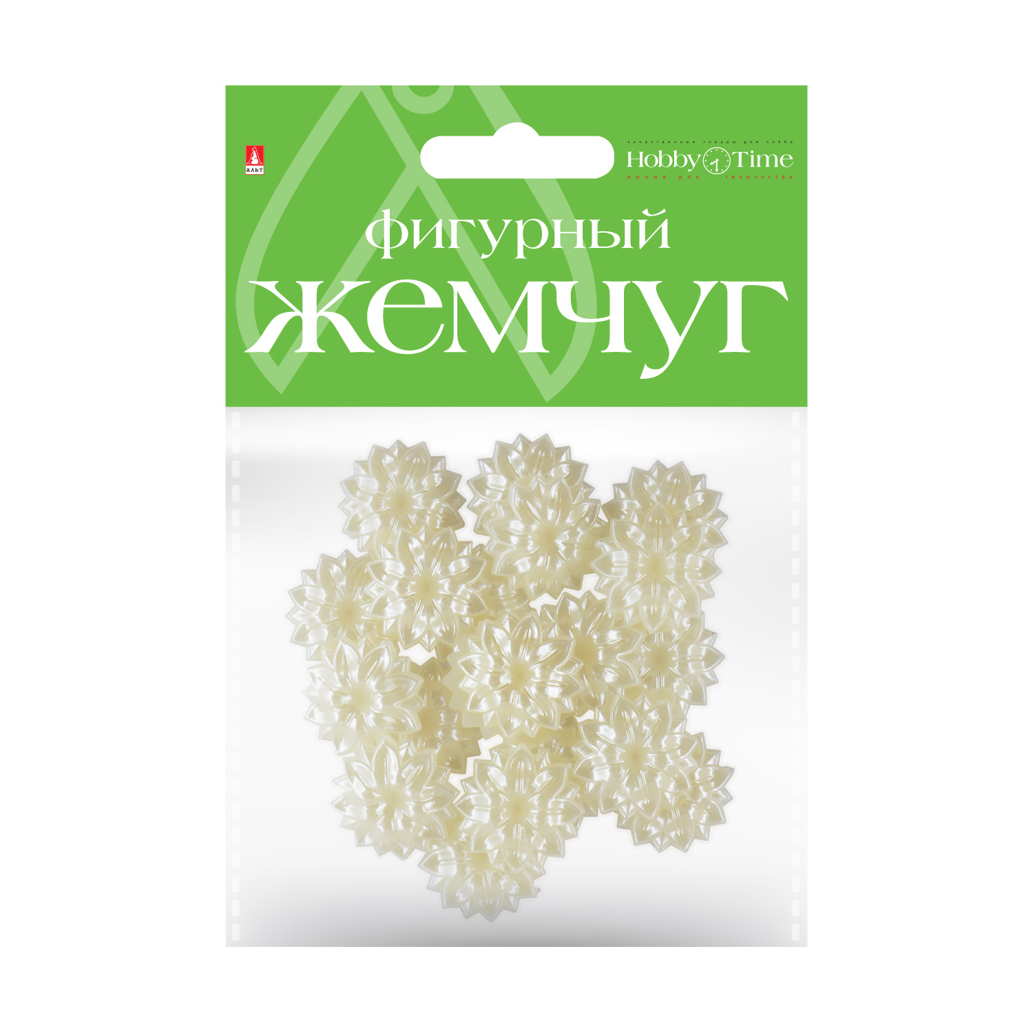 БУСИНЫ ФИГУРНЫЕ ПОД ЖЕМЧУГ "ЦВЕТОЧКИ", 24 ММ БУСИНЫ ФИГУРНЫЕ ПОД ЖЕМЧУГ "ЦВЕТОЧКИ", 24 ММ
