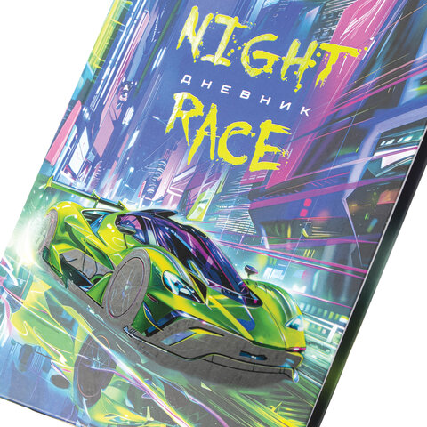 Дневник 5-11 класс 48 л., твердый, BRAUBERG, выборочный лак, с подсказом,