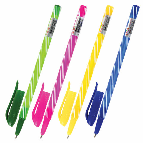 Ручка шариковая STAFF "College BP-12", СИНЯЯ, корпус ассорти, узел 0,7 Ручка шариковая STAFF "College BP-12", СИНЯЯ, корпус ассорти, узел 0,7