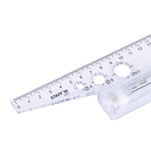 Линейка с роликом (рейсшина) 30 см, металлический ролик, картонная коробка, Линейка с роликом (рейсшина) 30 см, металлический ролик, картонная коробка,