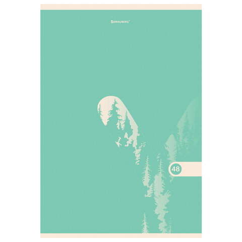 Тетрадь А4, 48 л., BRAUBERG, скоба, клетка, обложка картон, "PASTEL", Тетрадь А4, 48 л., BRAUBERG, скоба, клетка, обложка картон, "PASTEL",