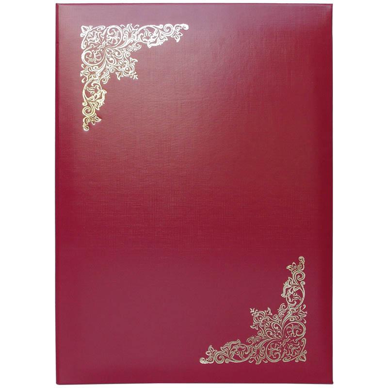 Папка адресная "Виньетка" 220*310, бумвинил, индивидуальная упаковка: Папка адресная "Виньетка" 220*310, бумвинил, индивидуальная упаковка: