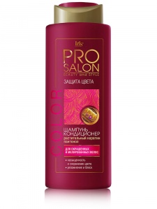 Iris PROsalon Шампунь-кондиционер ЗАЩИТА ЦВЕТА 400мл/12шт Iris PROsalon Шампунь-кондиционер ЗАЩИТА ЦВЕТА 400мл/12шт