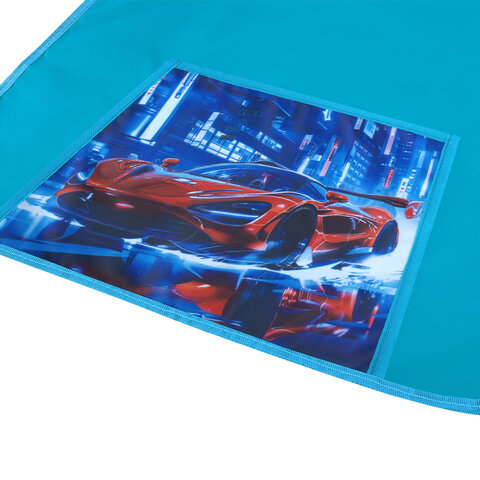 Фартук с нарукавниками для уроков труда ПИФАГОР, 1 карман, 46х54 см, "Speed