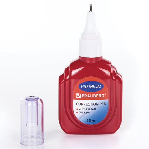 Ручка-корректор BRAUBERG, 13 мл, металлический наконечник, 226819 Ручка-корректор BRAUBERG, 13 мл, металлический наконечник, 226819
