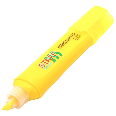 Текстовыделитель STAFF "EVERYDAY HL-720", ЖЕЛТЫЙ, линия 1-5 мм,