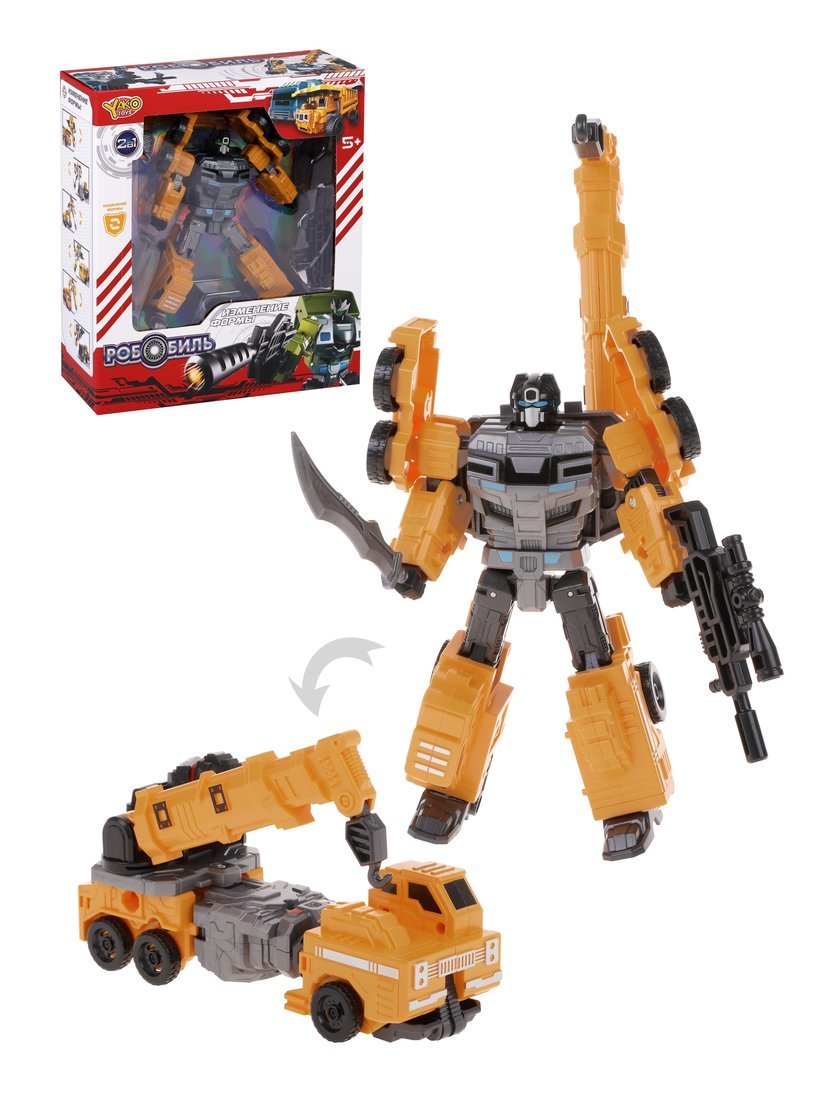 Игровой набор Робот-трансформер, в комплекте 5 предметов Игровой набор Робот-трансформер, в комплекте 5 предметов