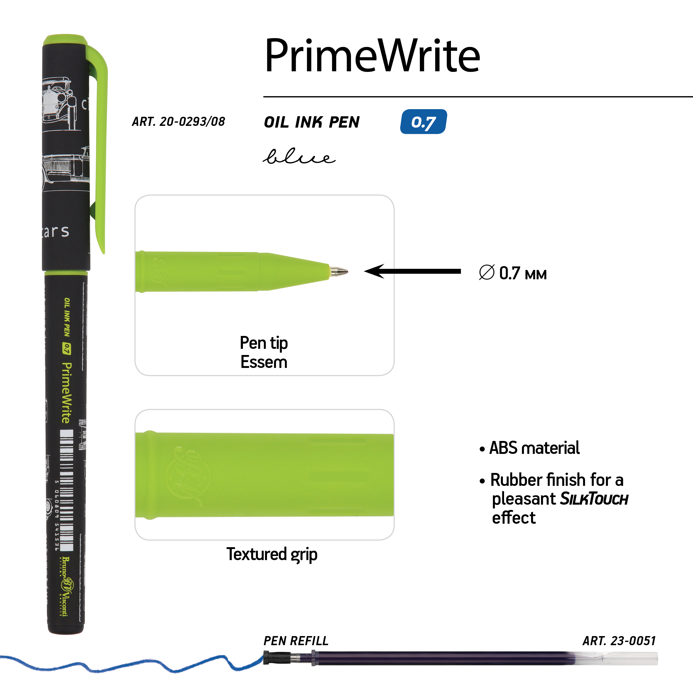 РУЧКА "PrimeWrite. Чертежи. Автомобиль" С ЧЕРНИЛАМИ НА МАСЛЯНОЙ РУЧКА "PrimeWrite. Чертежи. Автомобиль" С ЧЕРНИЛАМИ НА МАСЛЯНОЙ