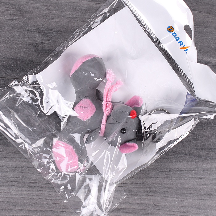 Светоотражающий брелок-игрушка мышка