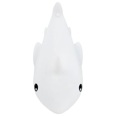 Ночник силиконовый LED "Акула" 190x91x103 мм, белый свет/RGB, таймер,