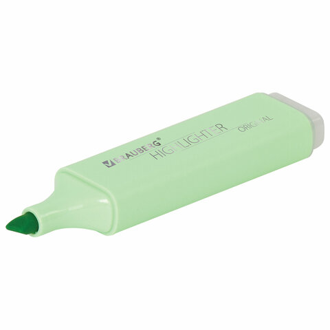 Текстовыделитель BRAUBERG "ORIGINAL PASTEL", МЯТА, линия 1-5 мм, Текстовыделитель BRAUBERG "ORIGINAL PASTEL", МЯТА, линия 1-5 мм,