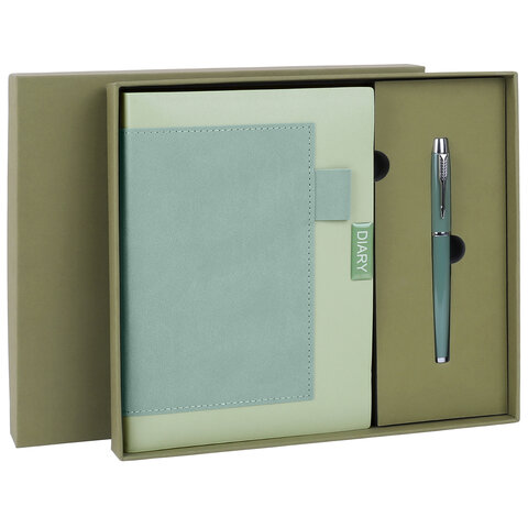 Ежедневник в наборе с ручкой А5, 144x210 мм, BRAUBERG "Style" под Ежедневник в наборе с ручкой А5, 144x210 мм, BRAUBERG "Style" под