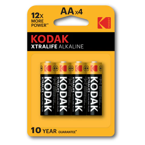 Батарейки алкалиновые "пальчиковые" КОМПЛЕКТ 4 шт., KODAK Xtralife Батарейки алкалиновые "пальчиковые" КОМПЛЕКТ 4 шт., KODAK Xtralife