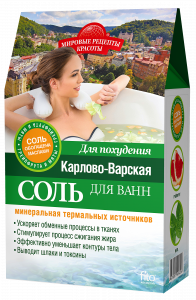 Арт.6131 ФИТО К Карлово-Варская соль для ванн Для похудения «Мировые рецепты Арт.6131 ФИТО К Карлово-Варская соль для ванн Для похудения «Мировые рецепты