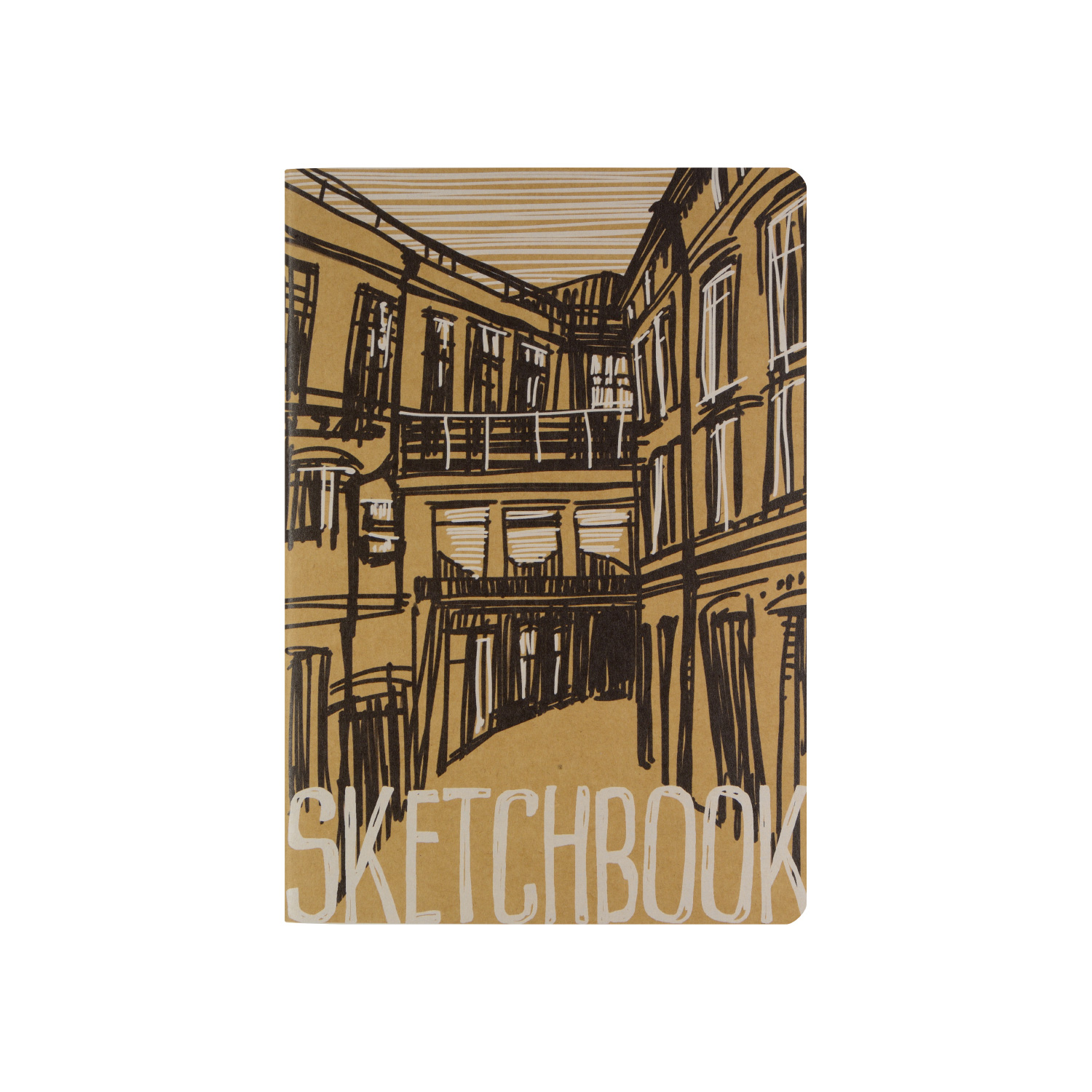 SKETCHBOOK BV, 147х210 мм, 40Л, ТЕТРАДЬ, КРАФТ 70 гр, ПРОШИТЫЙ БЛОК (4 ВИДА)
