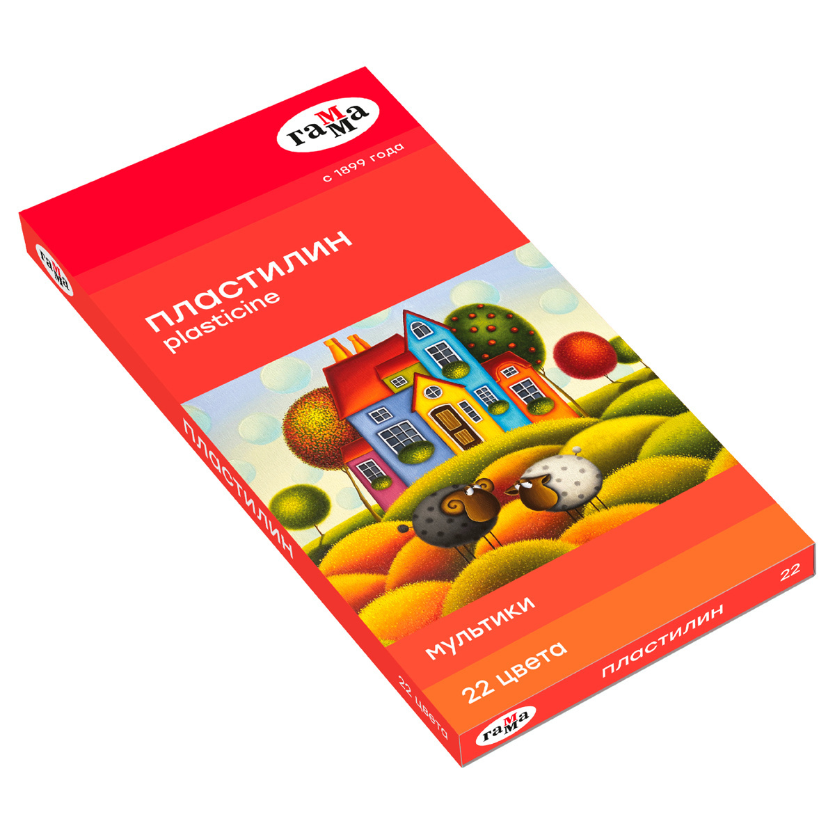 Пластилин Гамма "Мультики", 22 цвета, 440г, со стеком, картон. упак. Пластилин Гамма "Мультики", 22 цвета, 440г, со стеком, картон. упак.