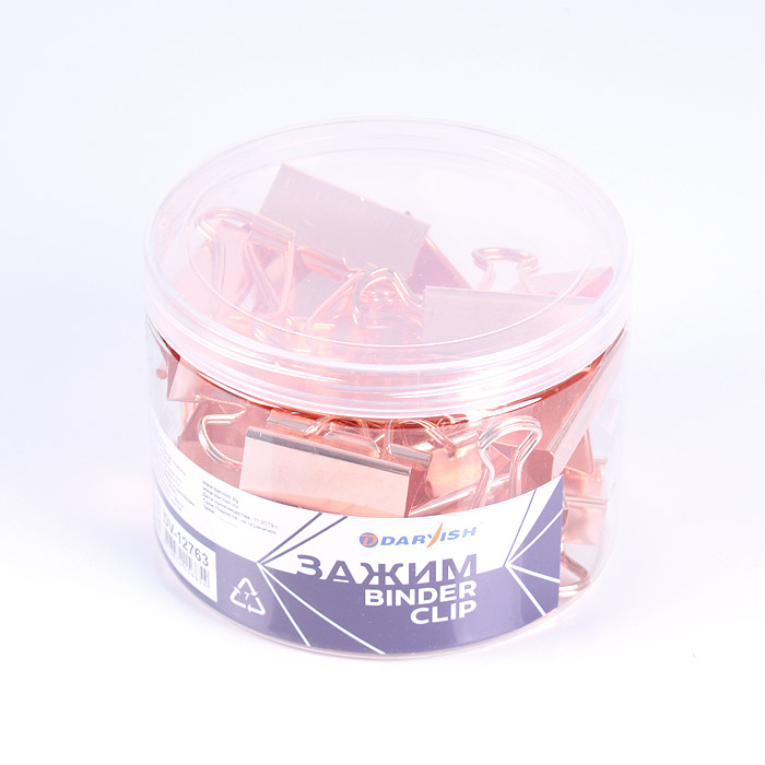 Зажим 41мм "Darvish" медного цвета (24)