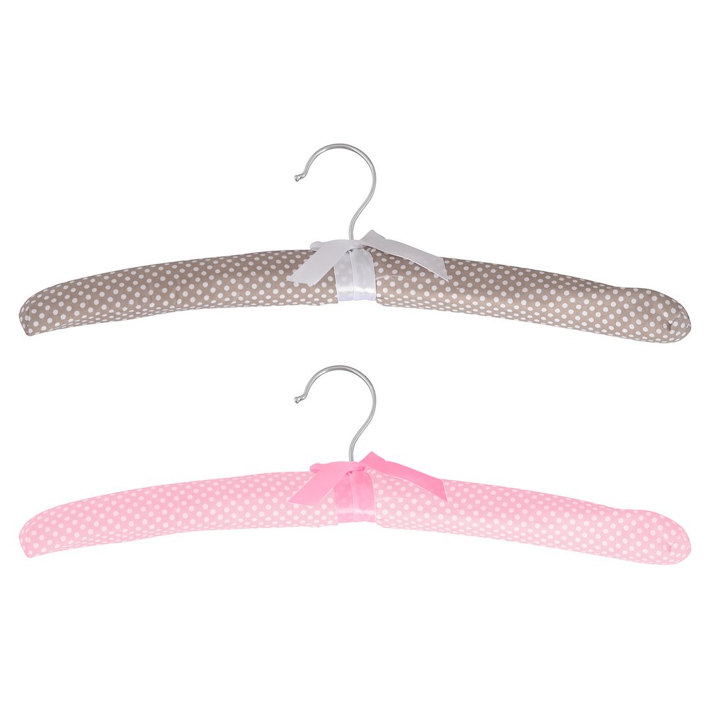 Вешалка-плечики "Текстиль". Размер 44-46 см. 2 дизайна Вешалка-плечики "Текстиль". Размер 44-46 см. 2 дизайна