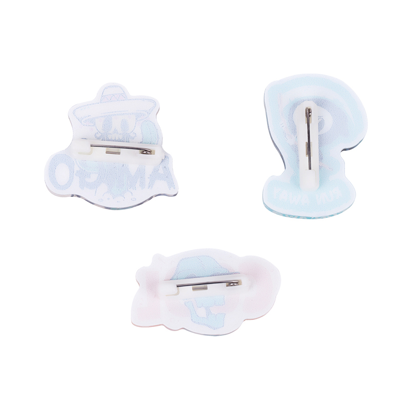 Набор акриловых значков MESHU "Horror", прямая УФ-печать, 3шт.