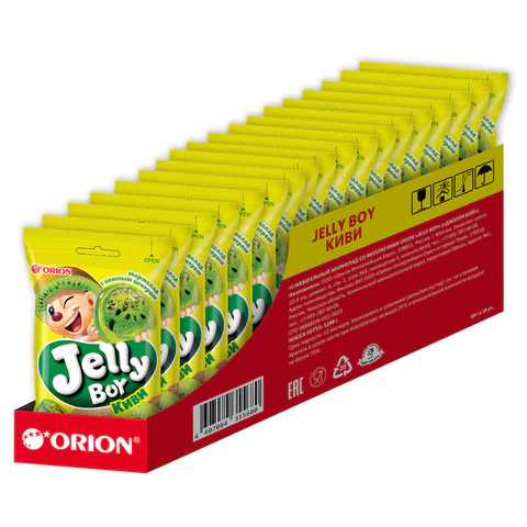 Мармелад жевательный ORION "Jelly Boy" со вкусом киви, 66 г Мармелад жевательный ORION "Jelly Boy" со вкусом киви, 66 г
