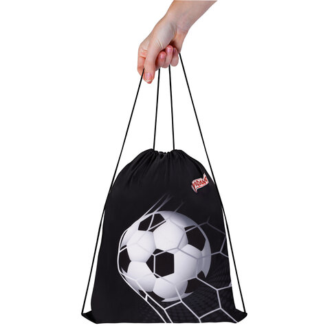 Мешок для обуви ПИФАГОР, 1 отделение, 42х34 см, "Ball kick", 272386 Мешок для обуви ПИФАГОР, 1 отделение, 42х34 см, "Ball kick", 272386