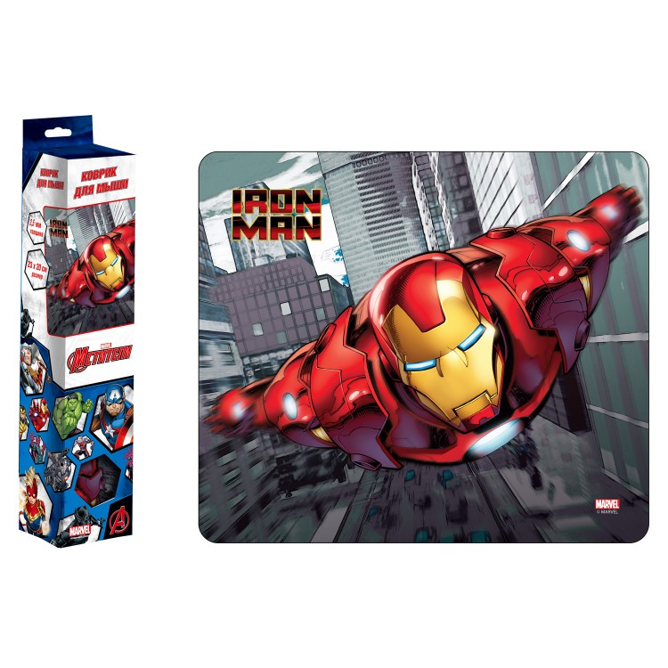 Коврик для мыши "Marvel", дизайн Iron Man Коврик для мыши "Marvel", дизайн Iron Man