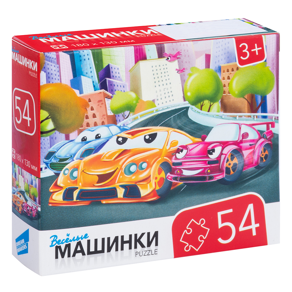 Пазлы "54 Машинки" Пазлы "54 Машинки"