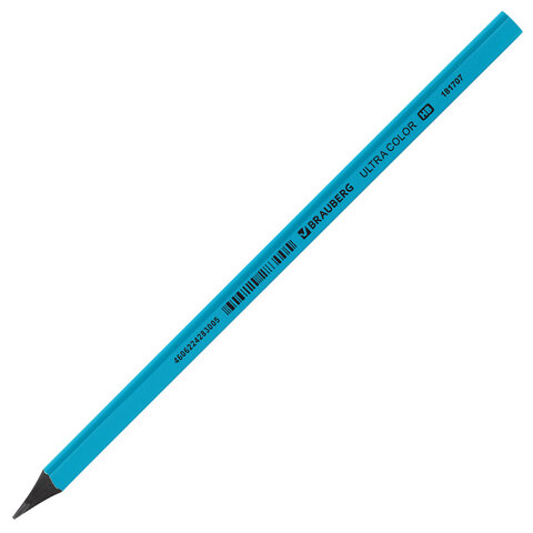 Карандаш чернографитный BRAUBERG "ULTRA COLOR", 1 шт., HB,